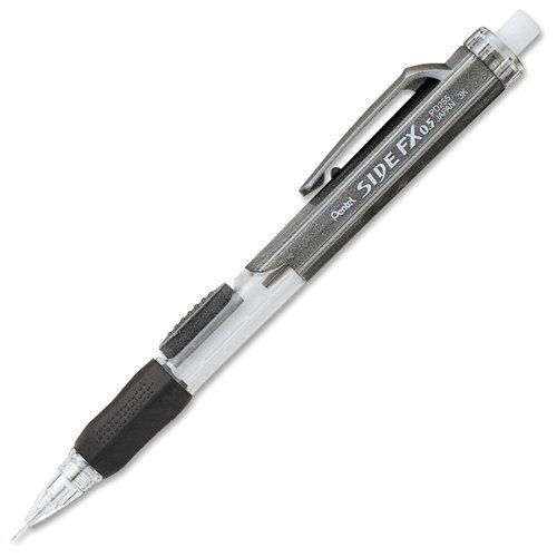 Pentel side fx automatic pencil - 0.5 mm lead size - black barrel - 1 (pd255a) for sale