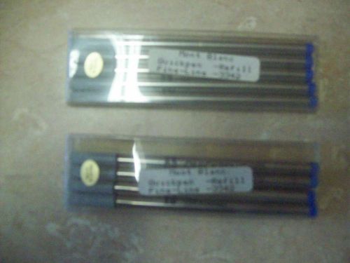 Mont Blanc writing pen refill ink cartridges -- Fine Line - 3342