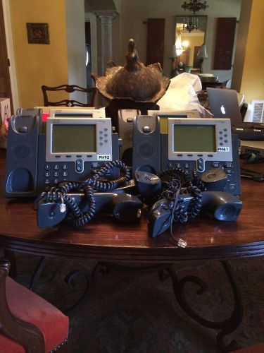 4 Cisco 7962 VoIP Phones