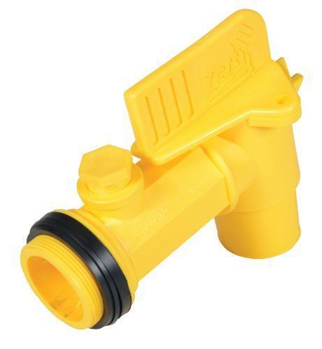 Plastic manual handle jumbo drum faucet fits 2&#034; drum openings jdft for sale