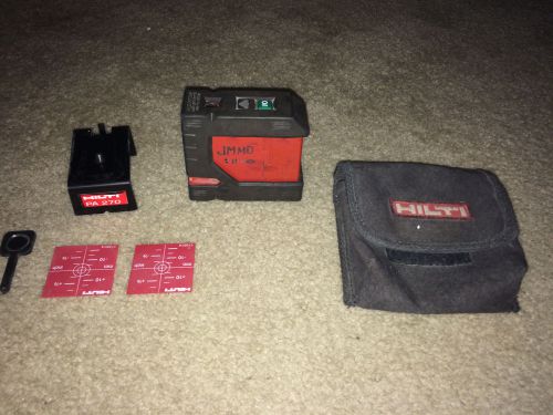 HILTI PM 10 Laser level with Bracket and case Works Great!!