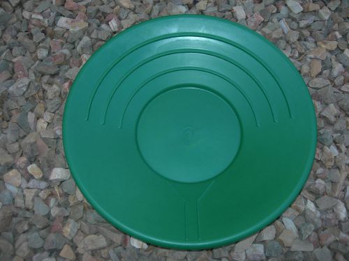 Gold Pan Panning 14&#034; High Impact Plastic GREEN Prospecting Mining Sluice NUGGETS