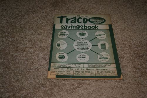 Traco Savings Book Jan 1964 Air Conditioning AC catalog