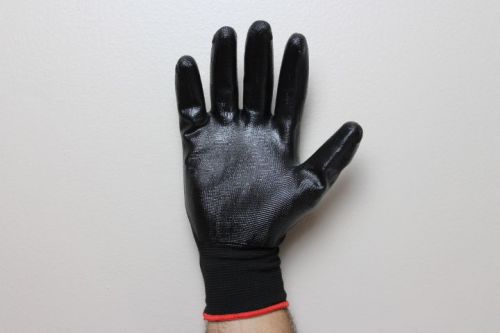 500pairs premium tough nitrile/ rubber coated palm work gloves m l xl for sale