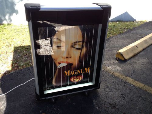 ROTATING ADVERTISING BOX SIGN DISPLAY SIXEYE MULTI SIDED BILLBOARD