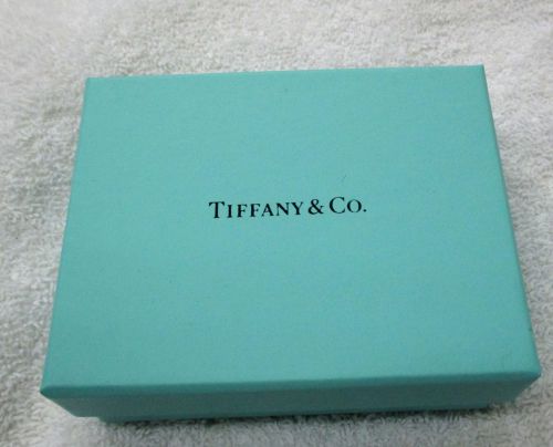 TIFFANY &amp; CO. JEWELRY GIFT BOX w/Padding ~NEW~ 3.25&#034; x 2.25&#034; ~ NICE!