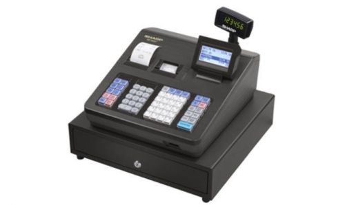 NEW SHARP XE-A407 XEA407 ELECTRONIC CASH REGISTER 7000 LOOKUPS 99 DEPT SD CARD