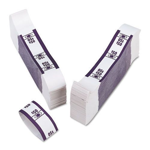 Pm color-coded kraft currency straps, dollar bill, $50, self-adhesive, 1000/pk for sale