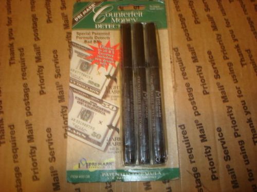 Dri Mark Counterfeit Money Detector Pen Model 3513B Pack of 3