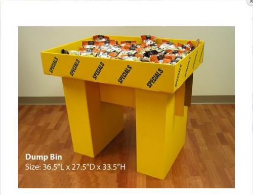 LOT OF 4 Retail Store Fixture – Product Dump Bin