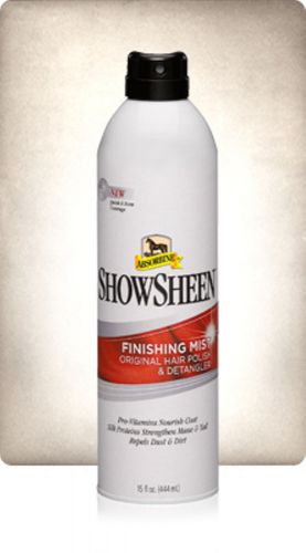 Show Sheen Finishing Mist Hair Coat Polish Shine Mane Tail Horse Equine 15oz