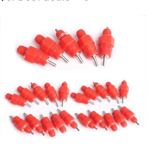 25pcs water nipple drinker chicken feeder #f poultry duck hen screw in style for sale