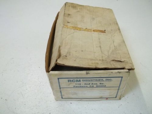 RCM INDUSTRIES, INC. 1 1/2-71-R-60 GAUGE 5-60 *NEW IN A BOX*