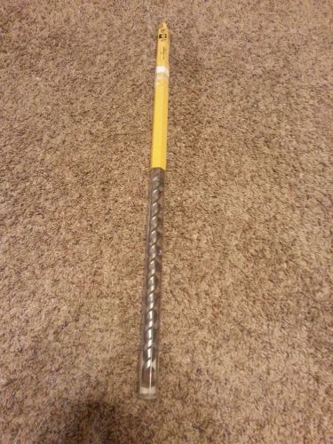 DEWALT DW5717 3/4&#034; x 22&#034; x 27&#034; 2 Cutter Spline Shank Rotary Hammer Bit