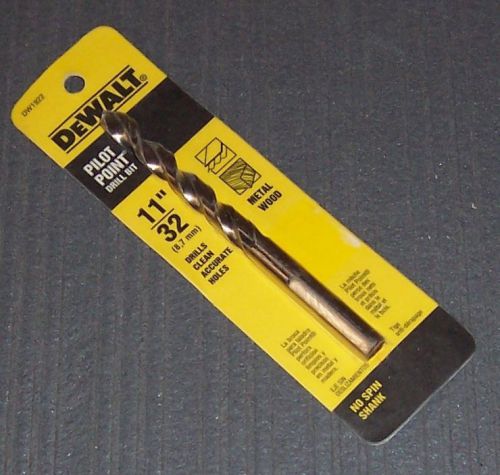 DeWalt DW1922 11/32&#034; Pilot Point Drill Bit