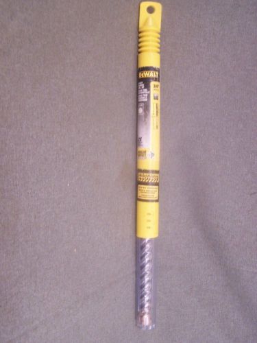 DE WALT 3/4 x11-16 rotary hammer spline drill bit. 2X high impact carbide. New.