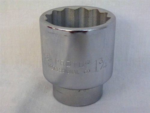 Proto Professional 5556 3/4&#034; Drive 1 3/4&#034; 12 Point Standard Socket NOS