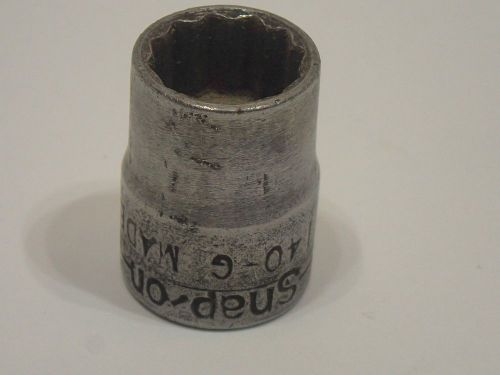 Vintage f-140 snap-on 7/16&#034; socket 3/8&#034; drive 12 point for sale