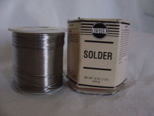 SOLDER WIRE 1 LB SPOOL KESTER 24-6337-8807 0.020&#034; .50MM DIAMETER LEAD FLUX CORE