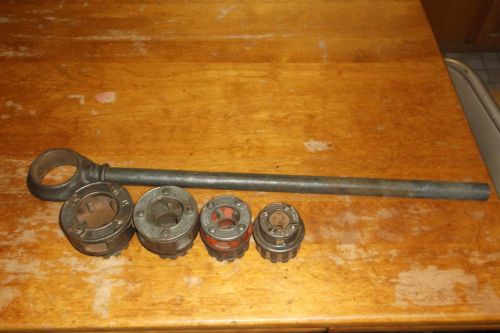 RIDGID PIPE THREADER 111R WITH 4 DIES