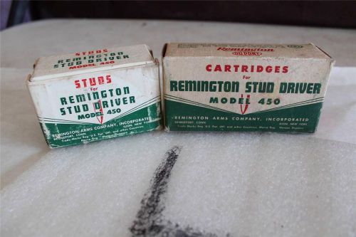 2ea remington arms dupont fastener driver hammer gun powder cartridges model 450 for sale