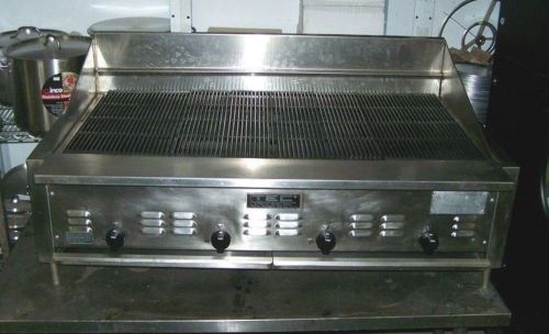 Tec 4 Burner Infrared Counter Top Char Broiler; 54 Inch; Natural Gas