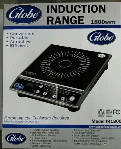 Globe ir1800 induction range low profile for sale