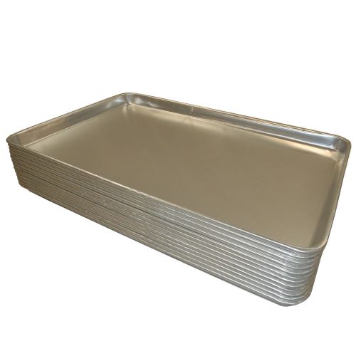 NEW 12PCS ALUMINIUM OVEN BAKING PAN COOKING TRAY BAKERS GASTRONORM TROLLEY 600mm