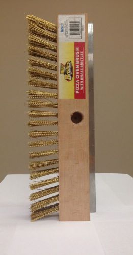 Pizza oven brush with brass bristles - head only- janico &#034;bristles&#034; product for sale