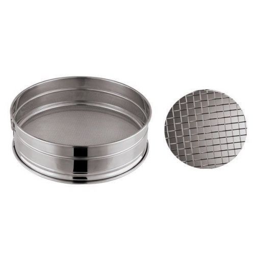 Stainless Steel Flour Sieve, Coarse Mesh 11-7/8&#039;&#039; or 13-3/8&#039;&#039; Diameter