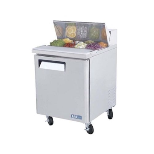 New turbo air 28&#034; m3 series stainless steel sandwich &amp; salad prep! 1 door! for sale