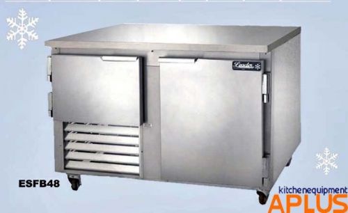 Leader 48&#034; worktop low boy freezer - nsf stainless steel 1-1/2 door esfb48 for sale