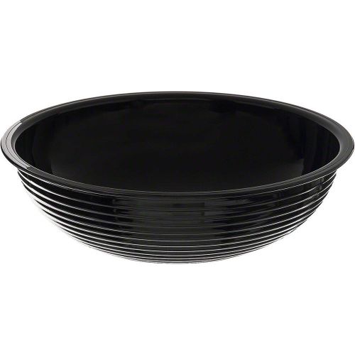 CAMBRO 1.65 QT. ROUND RIBBED BOWLS, 12PK BLACK RSB8CW-110