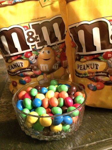 7 lbs Peanut M&amp;M&#039;s XXL CHOCOLATE CANDY BULK VENDING SNACKS TREAT MOVIE CHRISTMAS