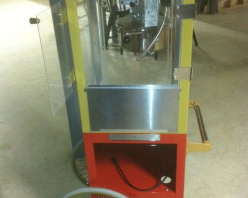Gold medal popcorn popper with cart