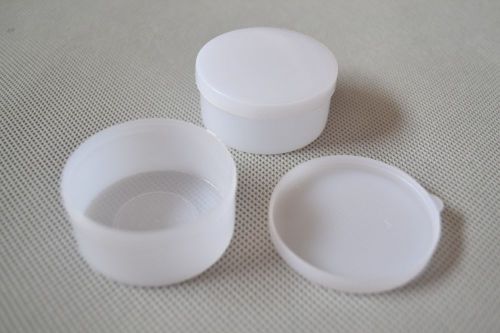 10x Cosmetic plaster Empty Container box small box case Snaps cap 30g