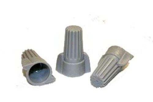 1 CASE 2500 PC WIRE CONNECTORS BIG GRAY WINGED P15