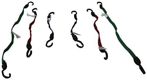 NEW Highland (9002900) Fat Strap Bungee Cord Assortment - 6 Piece