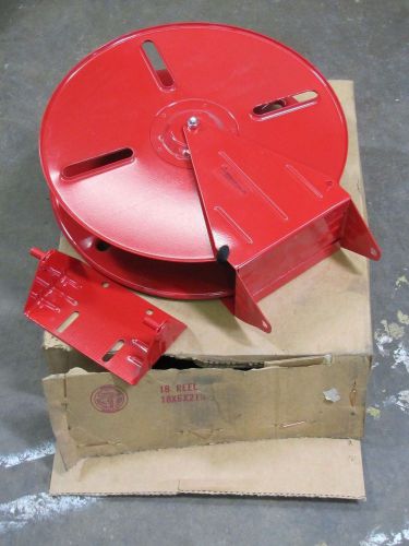 MOON MOONAMERICAN, INC. 18&#034; WHEEL DIAMETER FIRE HOSE REEL NIB