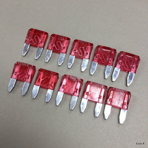 10 Pcs x 10A Amp Standard ATM Auto Mini Blade Fuse 12V 24V Car Boat Truck 9#so7