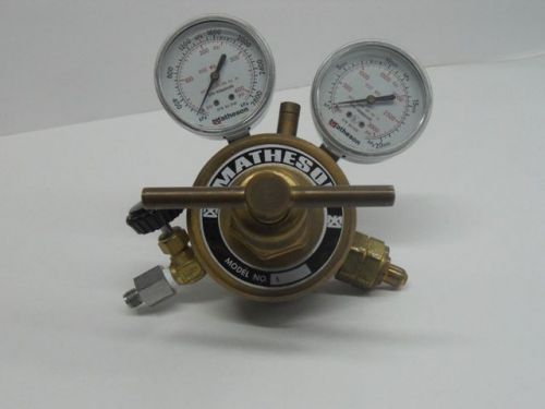 Matheson high pressure gas regulator model 9 w. valve for sale