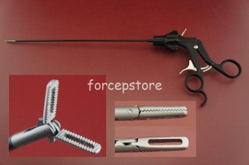 New 2.8 x 280 mm Laparoscopic Atraumatic Tumour Grasping Forceps With Lock