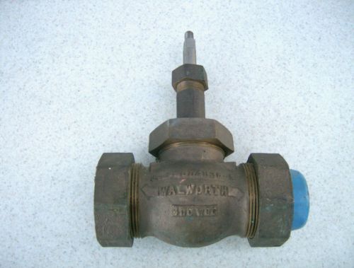 Walworth Brass 1 1/4  400 WOG Valve NOS