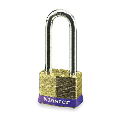 Padlock, KD, 2-1/2 In H, 4 Pin, Boron Alloy 6LJ