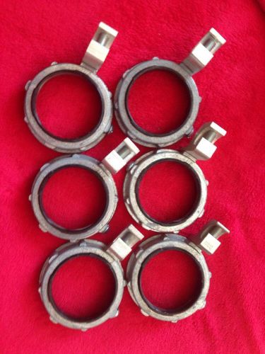 (lot of 6) arlington 456  - 2 1/2&#034; insulated grounding bushings for sale