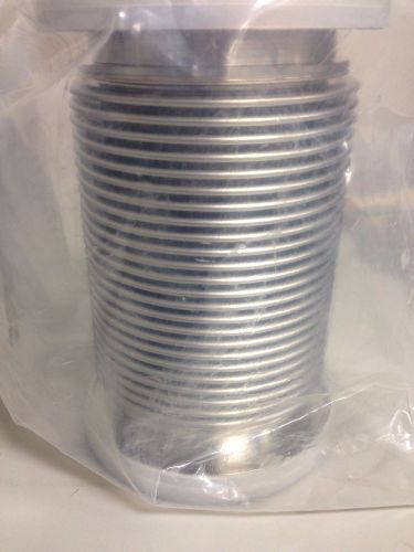 Stainless Steel Bellows Hose ISO-KF 80 KF80 Flange, Length 6.75&#034; Vacuum