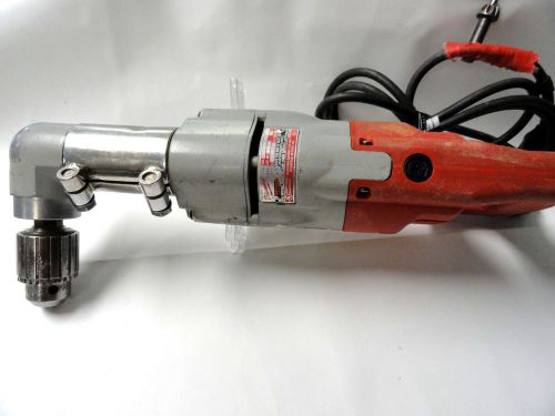 ** HEAVY DUTY ** MILWAUKEE 1107-1 RIGHT ANGLE PROFESSIONAL DRILL 1/2&#034; Corded