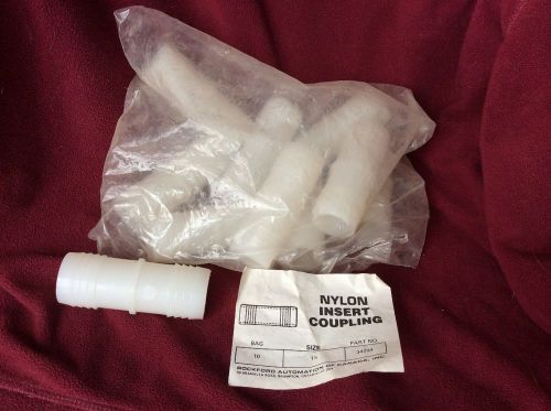 PLUMBING ITEM 1 1/4 inch diameter 3 3/4 inch long NYLON Coupling insert