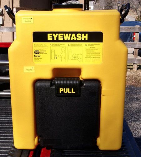 Encon eyewash station - gravity fed portable - ansi certified model z358.1-2009 for sale