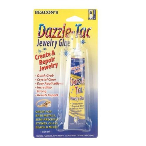Dazzle-Tac 1 oz. Jewelry Glue for Bonding Base Metals JG1OZ - Brand New Item